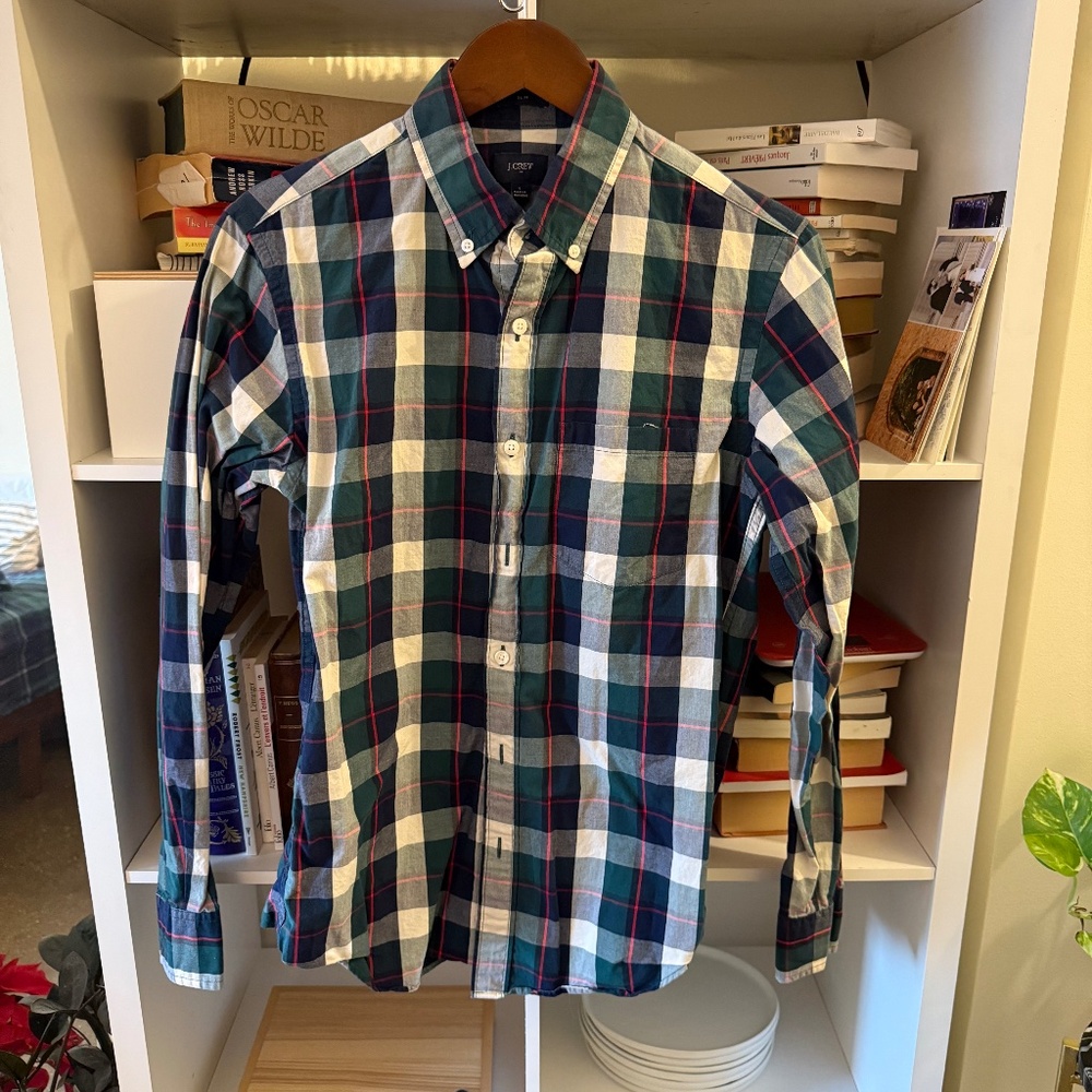 Plaid Button Down J Crew
